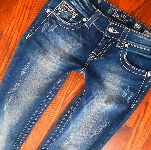 Miss Me Jeans Easy Boot Cut Size 25 NWT - Picture 10 of 16